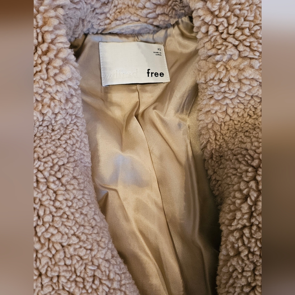 Wilfred Free Teddy sherpa coat, size XS - Picture 5 of 8